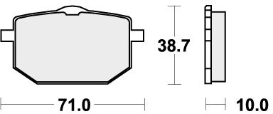 596HF BRAKE PADS ORGANIC
