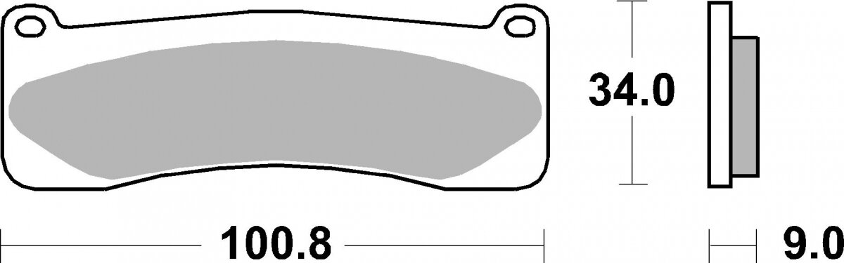 707DS-1 BRAKE PADS SINTER RACING