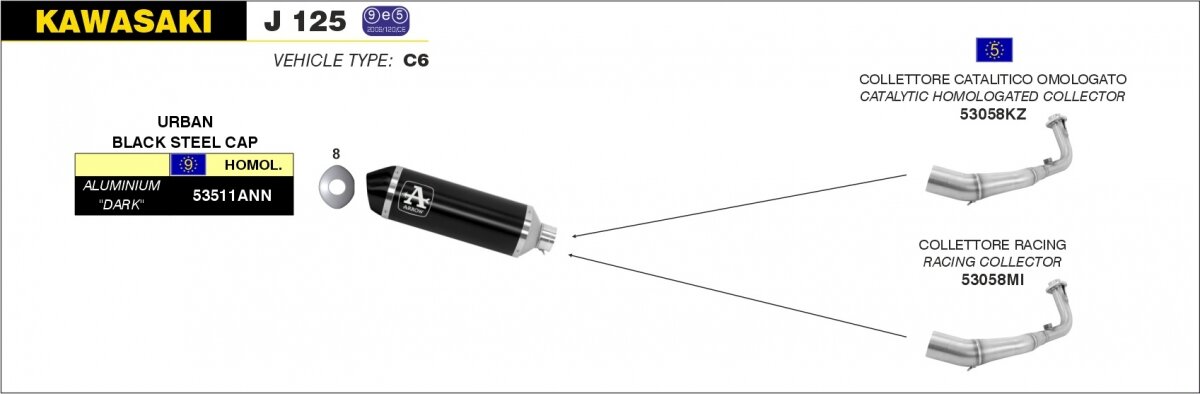 URBAN ALUMINIUM DARK WITH DARK END CAP