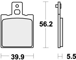 583HF BRAKE PADS ORGANIC