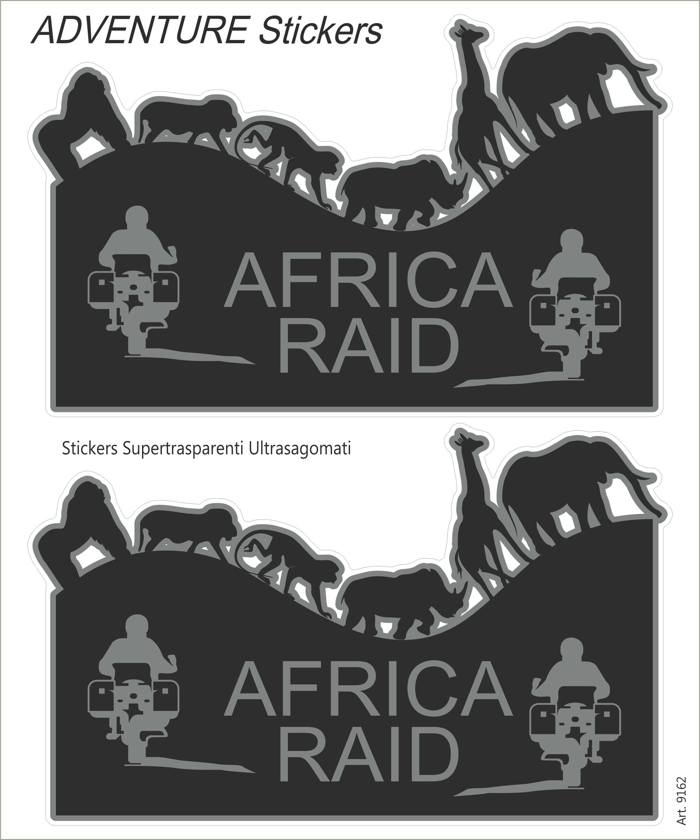 Booster Adventure Stickers Africa Raid