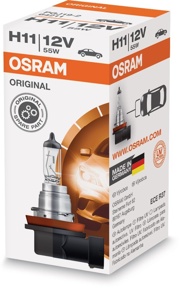 12V 55W H11 PGJ19-2 STANDARD