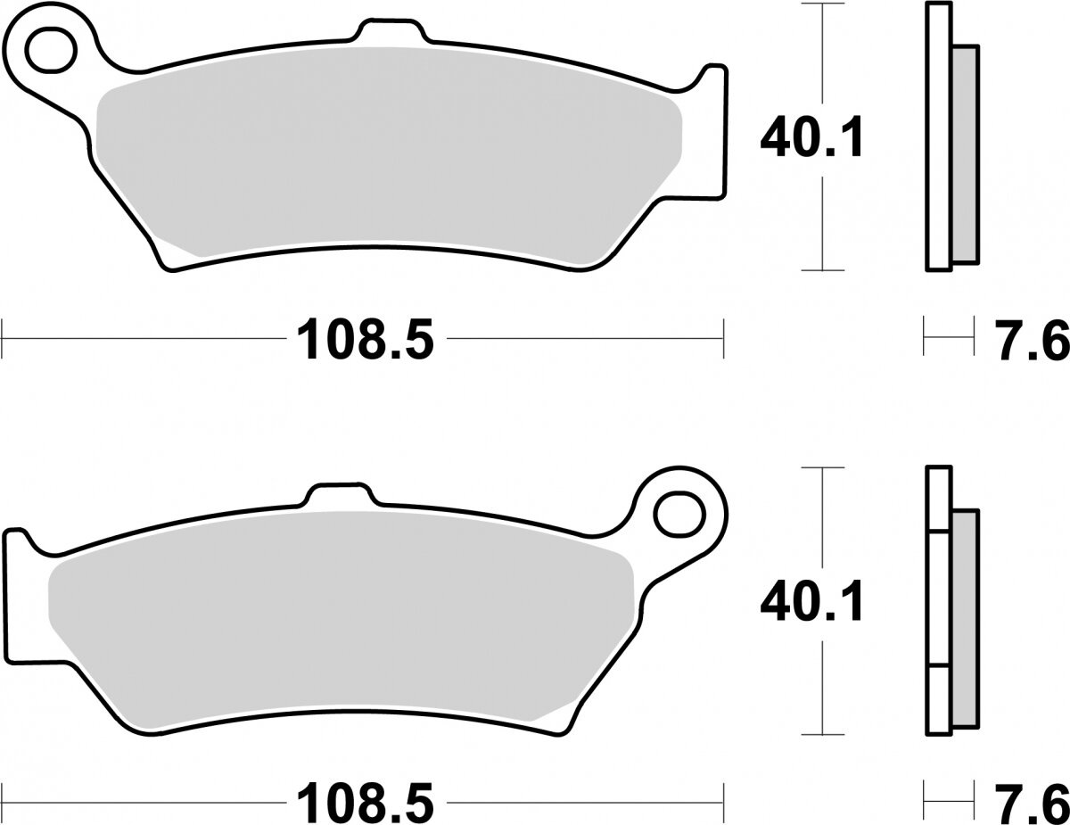 1005LS BRAKE PADS SINTER