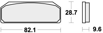845DS-2 BRAKE PADS SINTER RACING