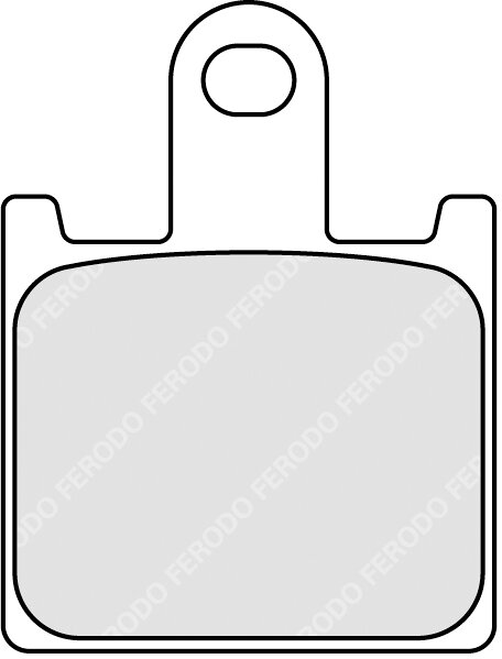 FDB2220 CP1 BRAKE PADS ORGANIC RACING