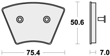 679H.HF BRAKE PADS ORGANIC