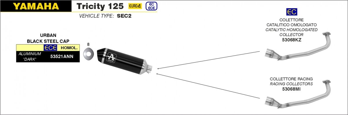URBAN ALUMINIUM DARK WITH DARK END CAP