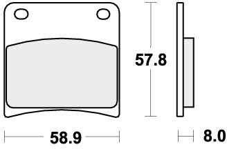 620HF BRAKE PADS ORGANIC