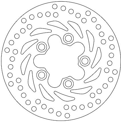 FMD0133R FIXED BRAKE DISC