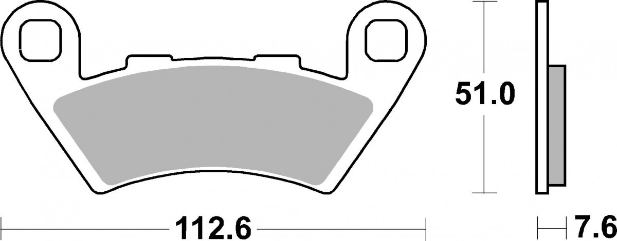 944HS BRAKE PADS SINTER