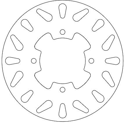 FMD0166R FIXED BRAKE DISC