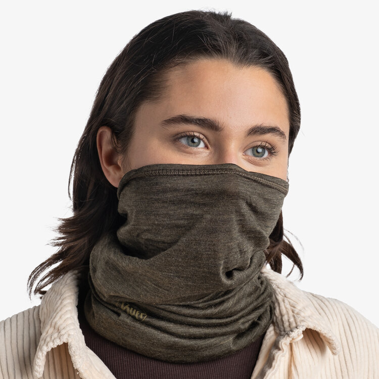 Buff Lightweight Merino Wool Solid Bark
