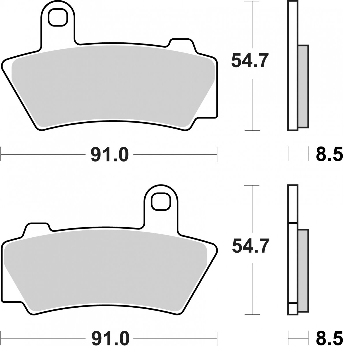 995LS BRAKE PADS SINTER