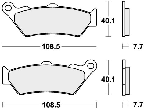 674HF BRAKE PADS ORGANIC