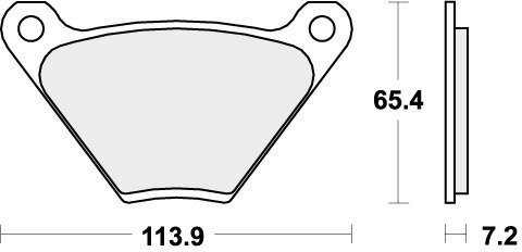 513H.CT BRAKE PADS ORGANIC