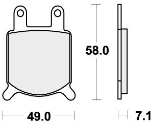 560HF BRAKE PADS ORGANIC