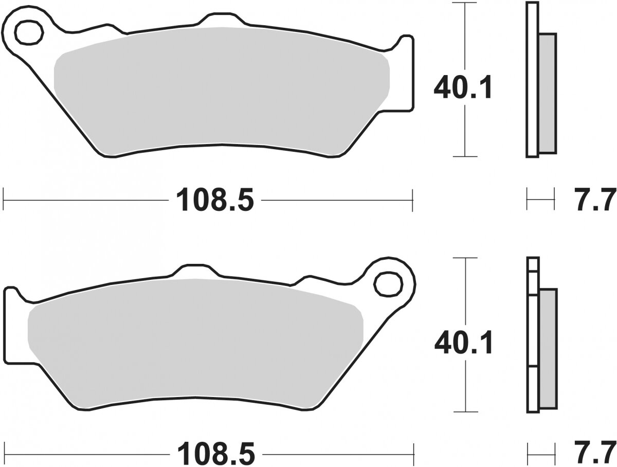 176HF BRAKE PADS ORGANIC