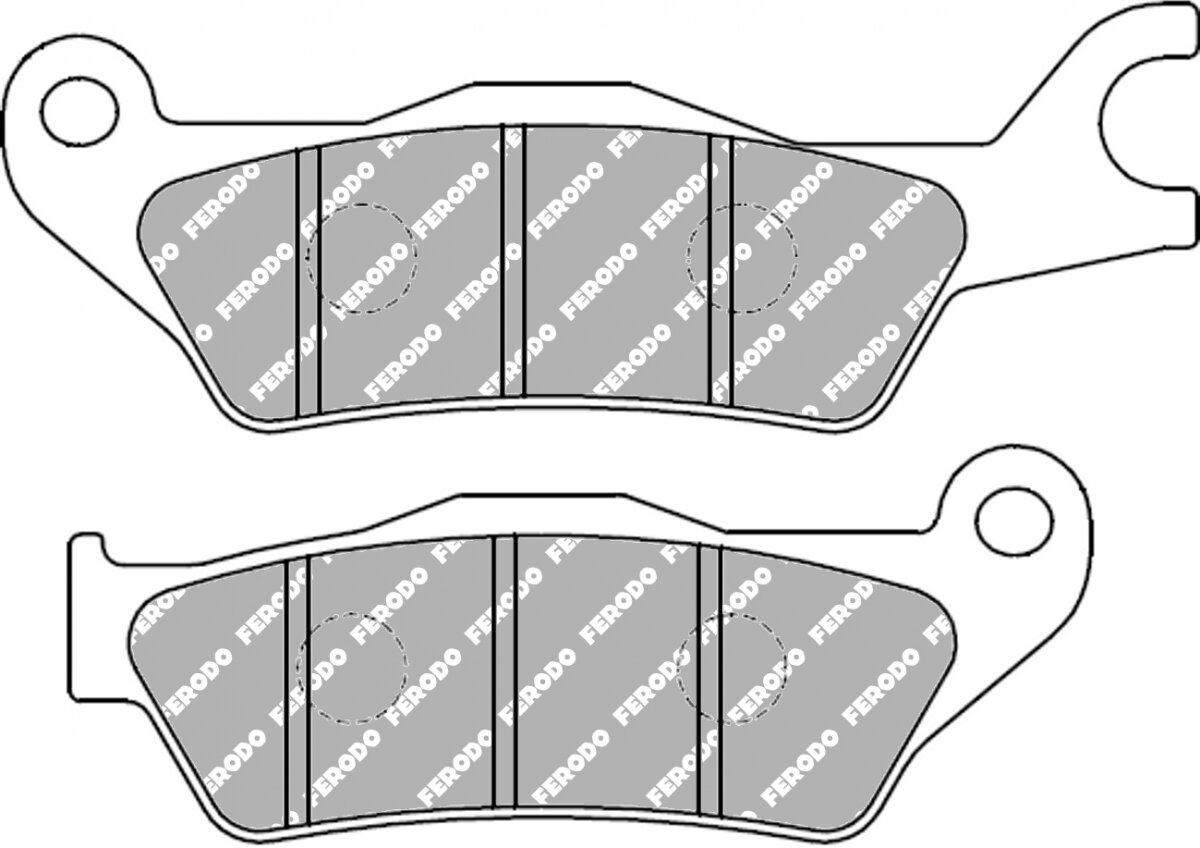 FDB2287EF BRAKE PADS ORGANIC