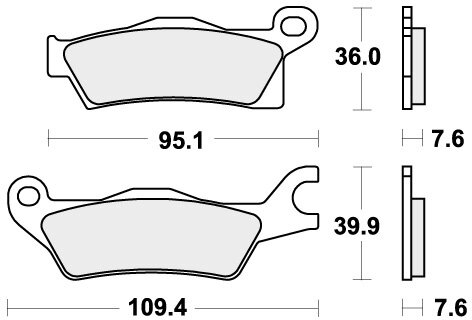 911SI BRAKE PADS SINTER