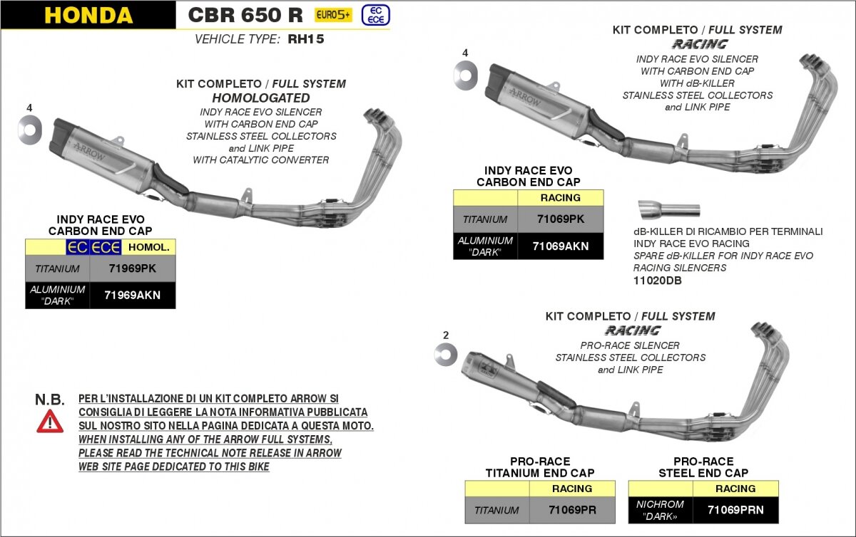 RACING FULL SYSTEM, NICHROM DARK SILENCER