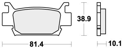829SI BRAKE PADS SINTER