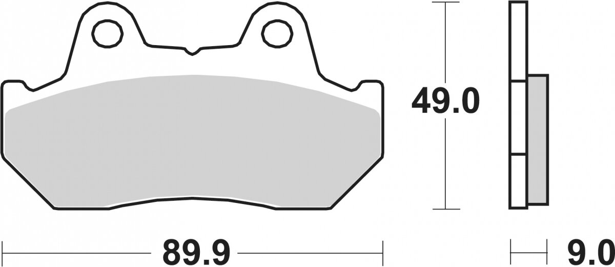 127HF BRAKE PADS ORGANIC