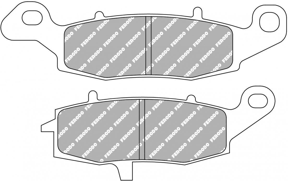 FDB2049EF BRAKE PADS ORGANIC