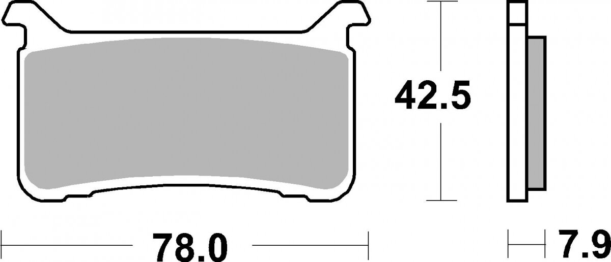 947RST BRAKE PADS SINTER SPORT