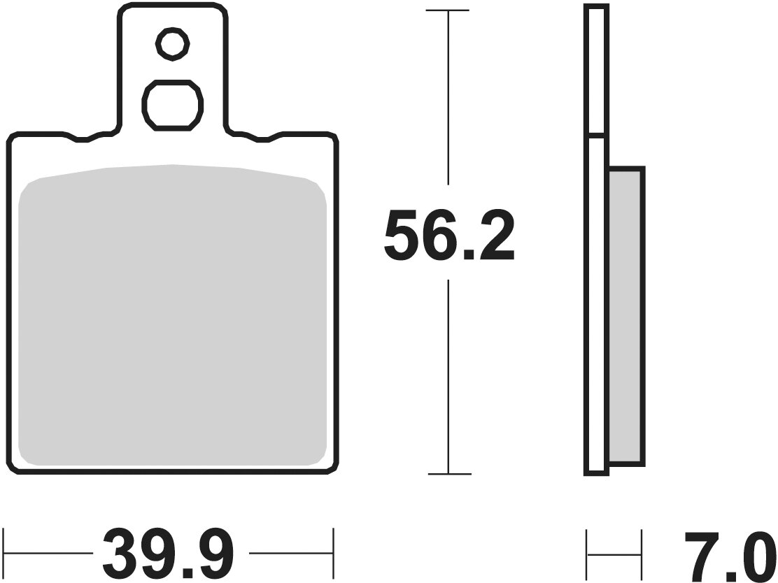 164HF BRAKE PADS ORGANIC