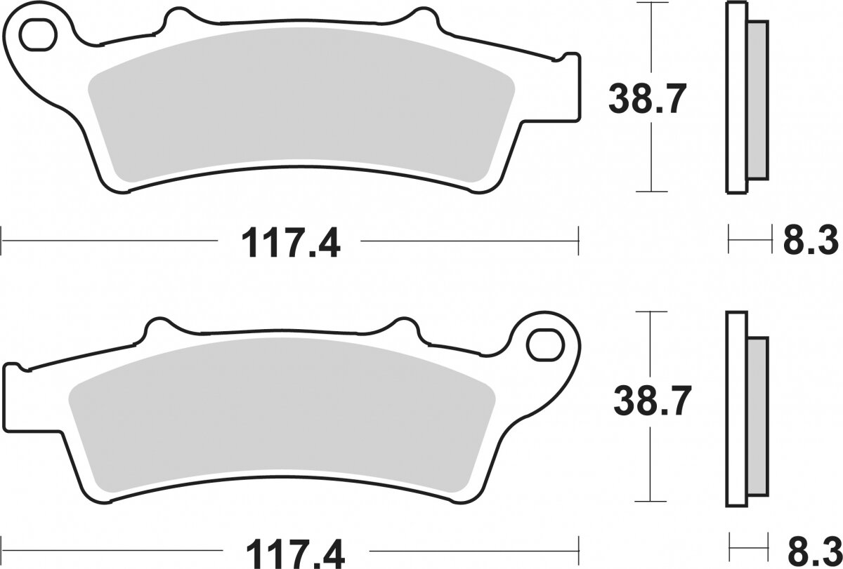159MS BRAKE PADS SINTER