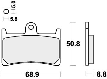 639HF BRAKE PADS ORGANIC