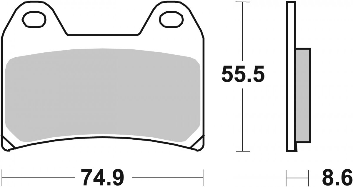 706H.HS BRAKE PADS SINTER