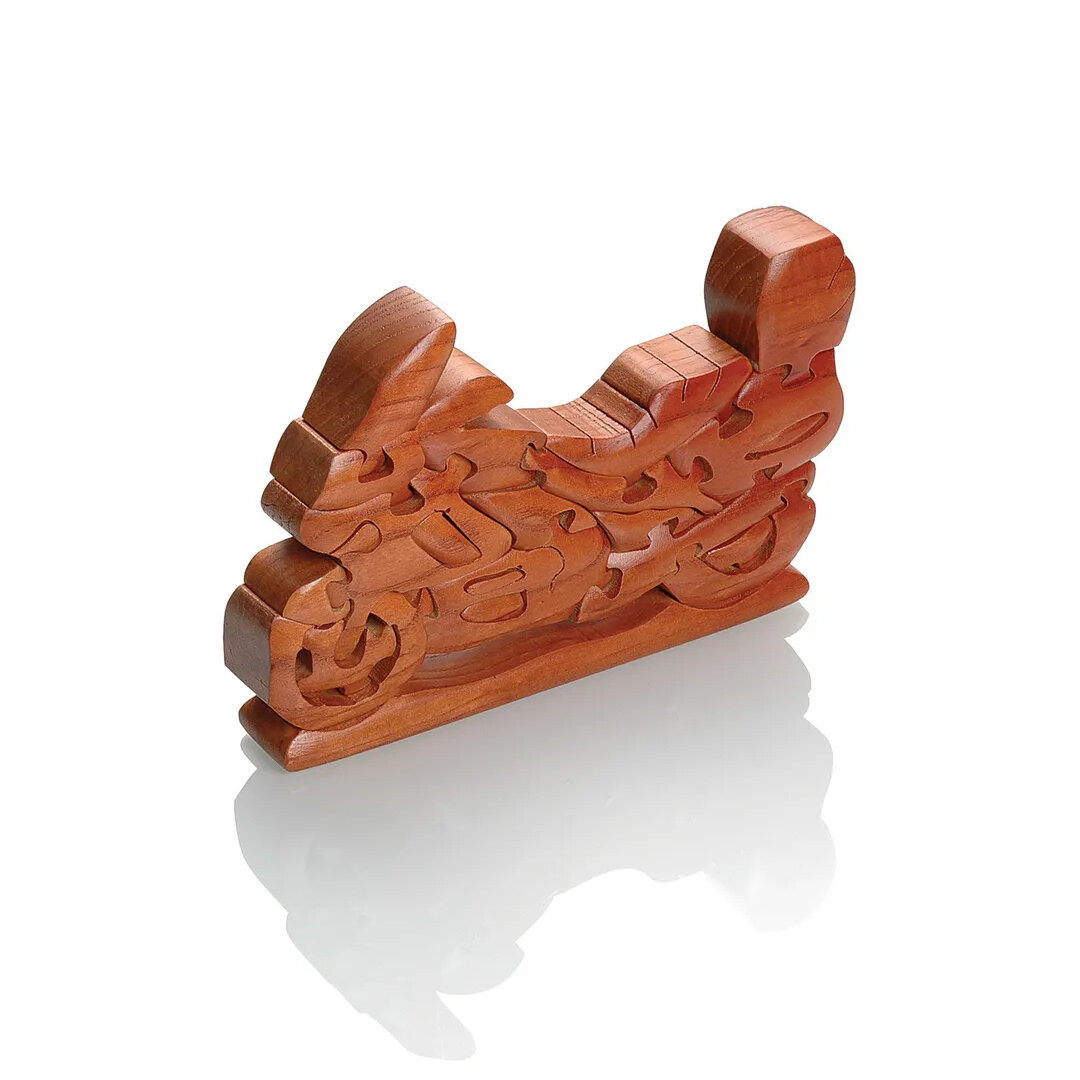 Puzzel Motorbike 2 wood