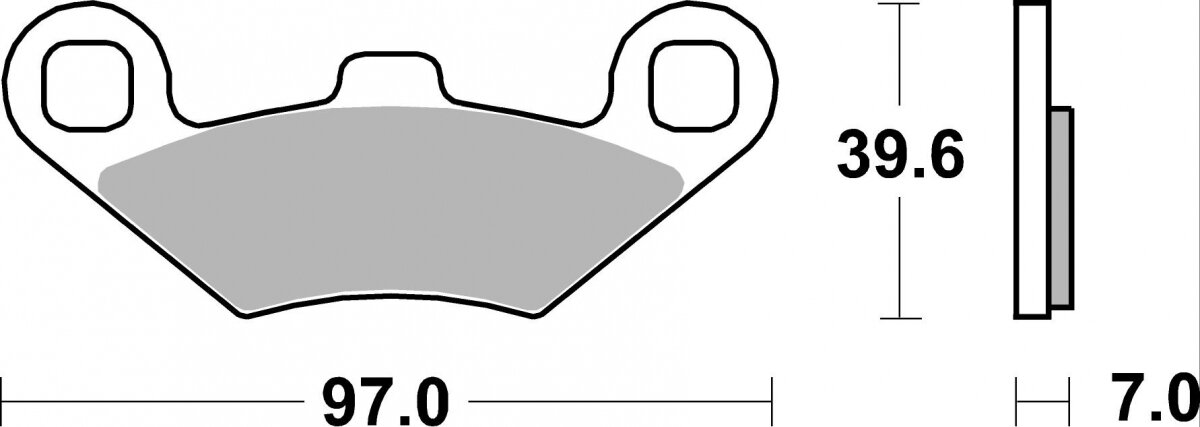 219MS BRAKE PADS SINTER