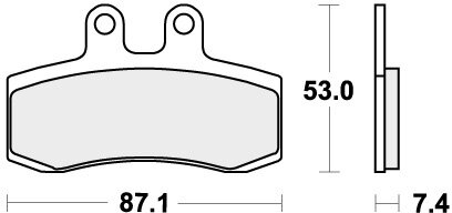 681HF BRAKE PADS ORGANIC
