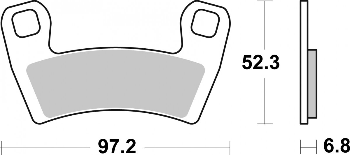 970SI BRAKE PADS SINTER