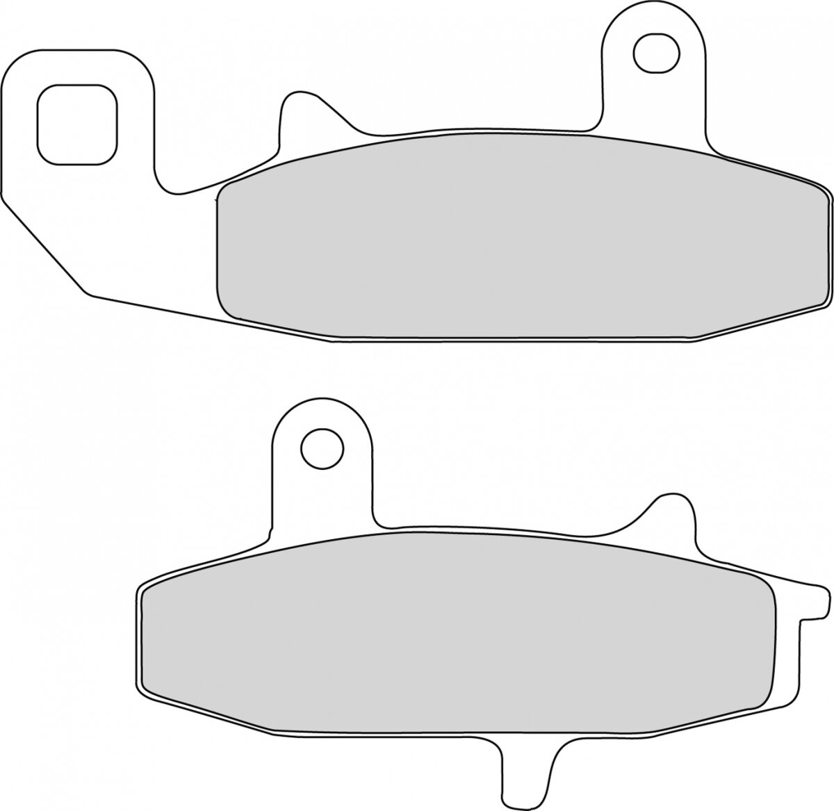 FDB606P BRAKE PADS ORGANIC