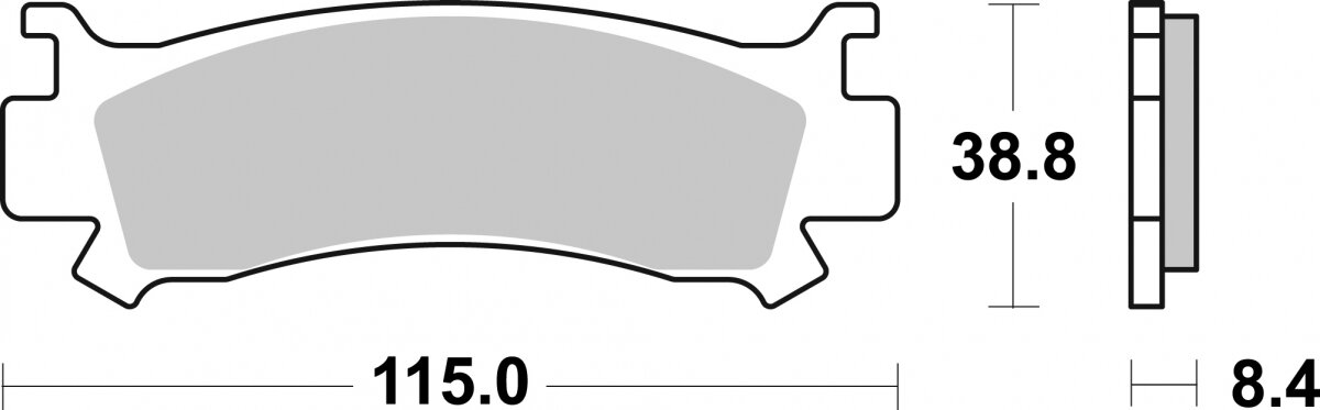 981SI BRAKE PADS SINTER