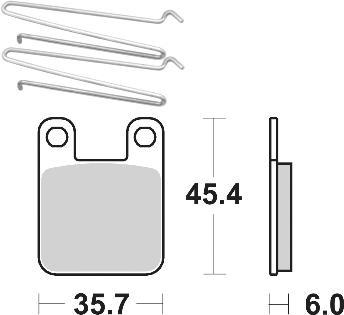 188HF BRAKE PADS ORGANIC