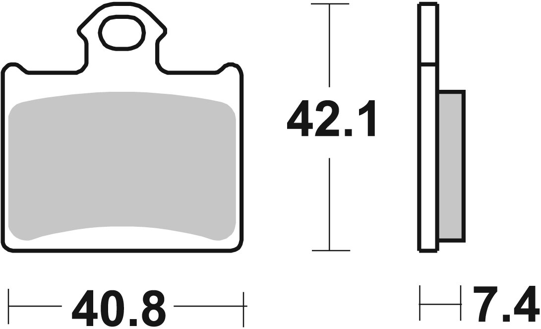 872RQ BRAKE PADS ORGANIC RACING