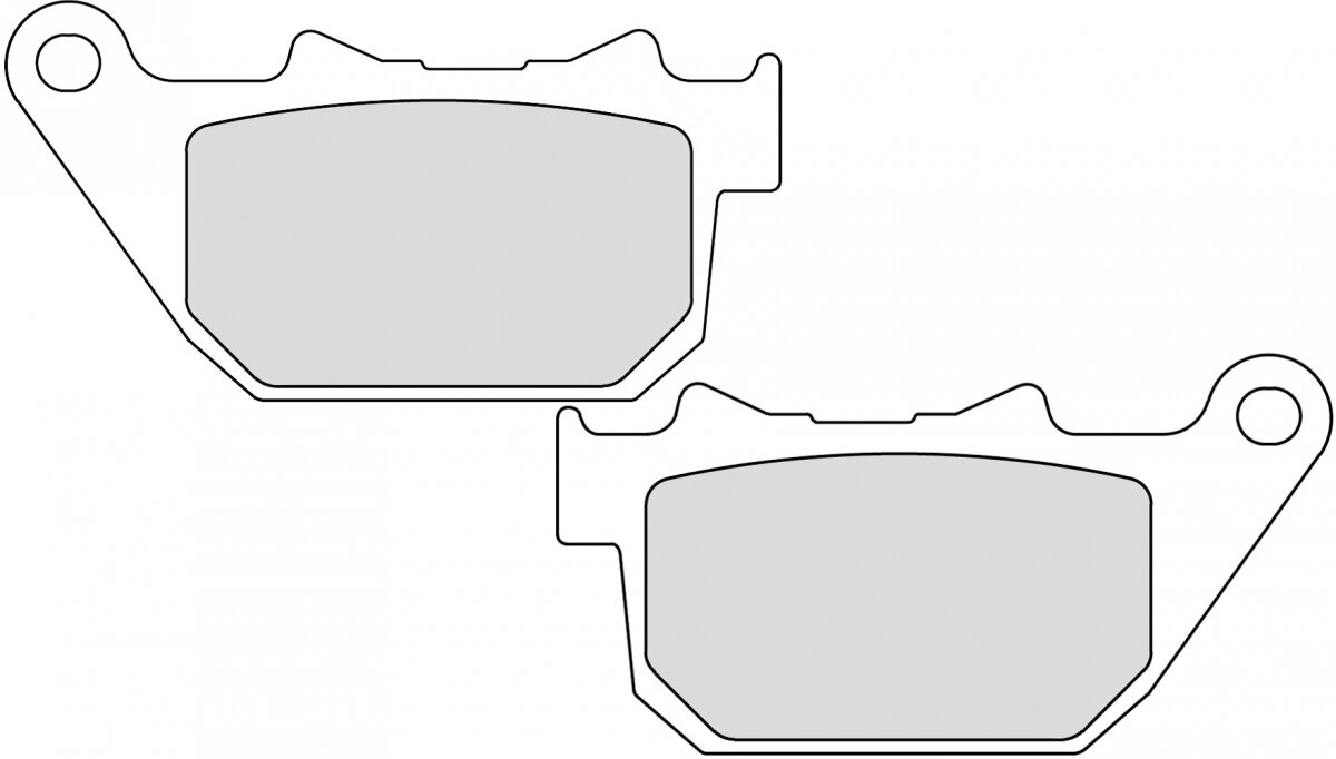 FDB2180P BRAKE PADS ORGANIC