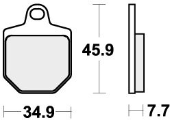 843RST BRAKE PADS SINTER SPORT