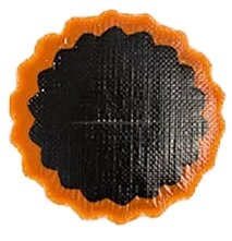 BOX OF 30 RED PATCHES ROUND DIAM.33MM