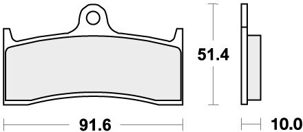 729HF BRAKE PADS ORGANIC