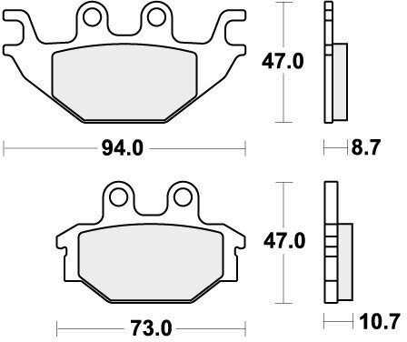 810SI BRAKE PADS SINTER