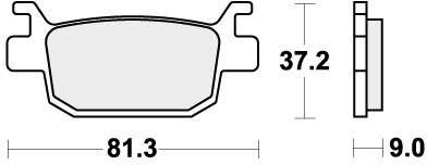 832LS BRAKE PADS SINTER