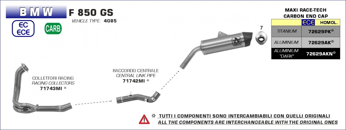 RACING STAINLESS STEEL LINK PIPE