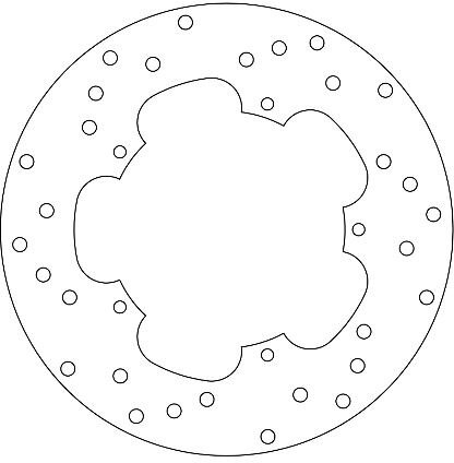 FMD0053R FIXED BRAKE DISC