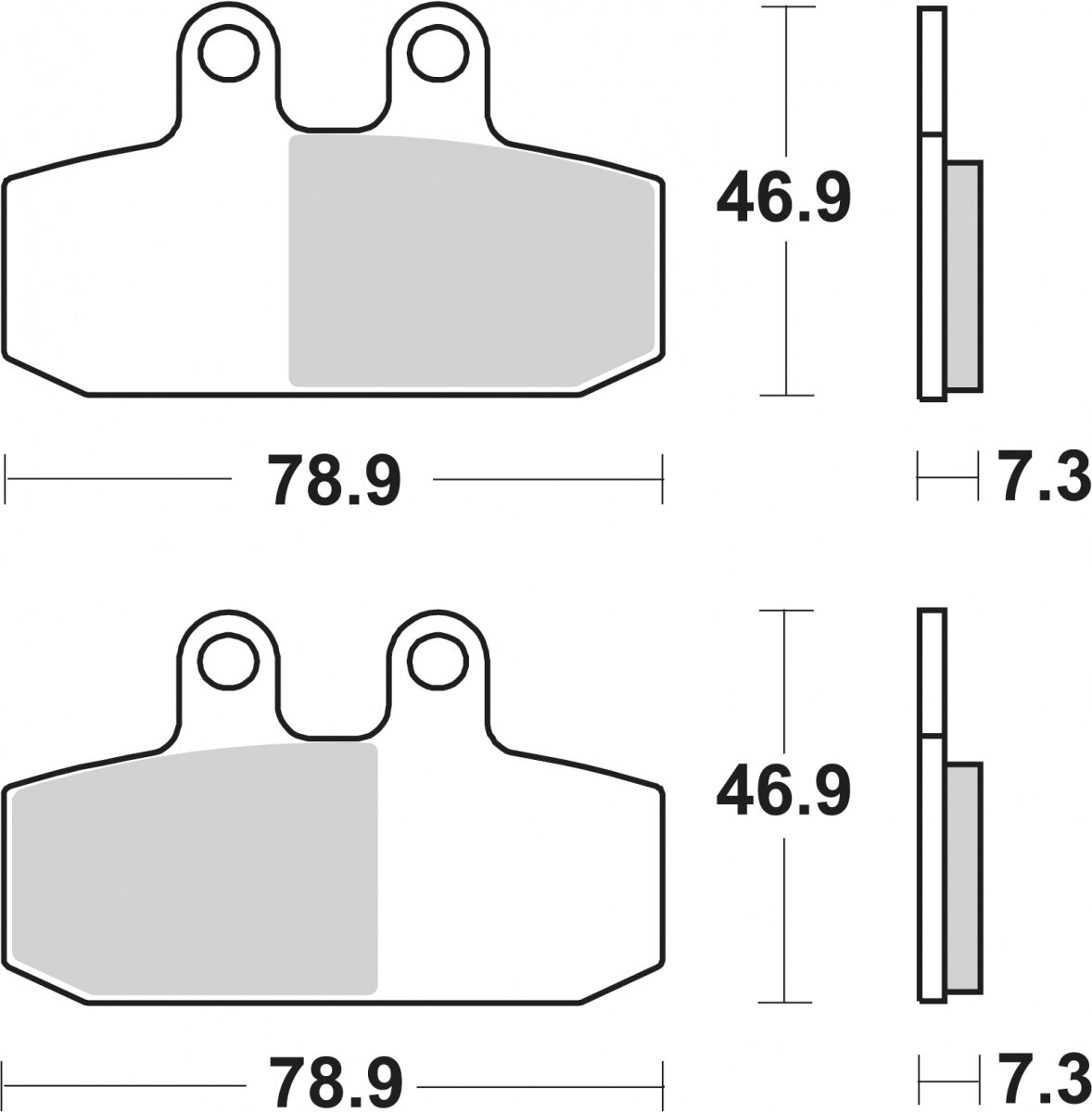 179MS BRAKE PADS SINTER