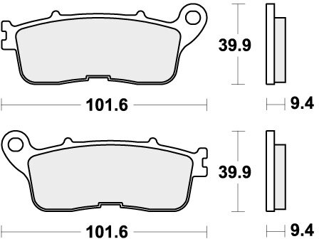 892LS BRAKE PADS SINTER